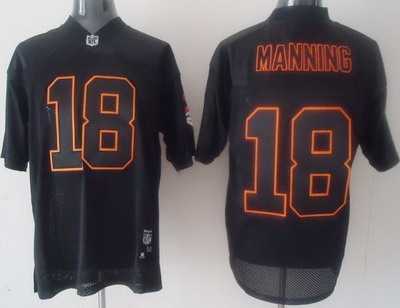 denver broncos #18 peyton manning black nfl jerseys