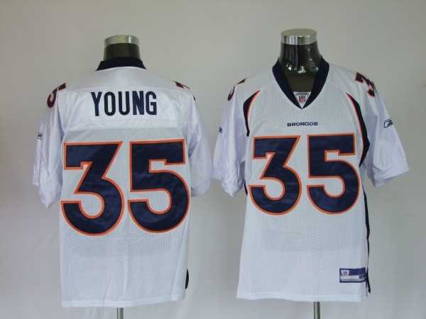 denver broncos 35 young white jerseys