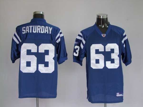 indianapolis colts 63 jeff saturday blue