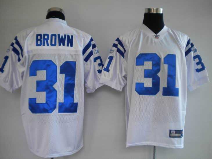 indianapolis colts 31 brown white
