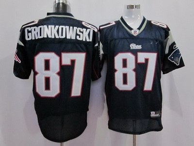 new england patriots #87 gronkowski team color jersey