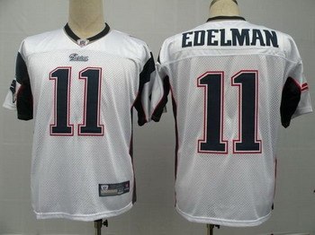 new england patriots 11 julian edelman white jerseys