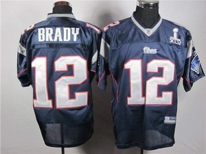new england patriots #12 brady blue(2011 superbowl)
