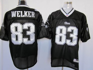 new england patriots #83 welker black color jersey
