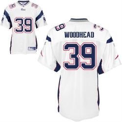 new england patriots #39 woodhead white jerseys