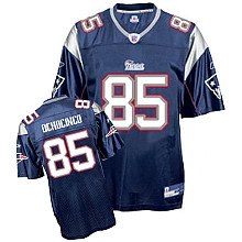 new england patriots 85# chad ochocinco blue