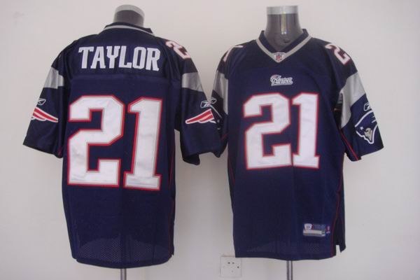 new england patriots 21 taylor blue jerseys
