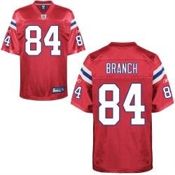 new england patriots #84 branch red jerseys