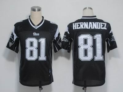 new england patriots 81 hernandez black