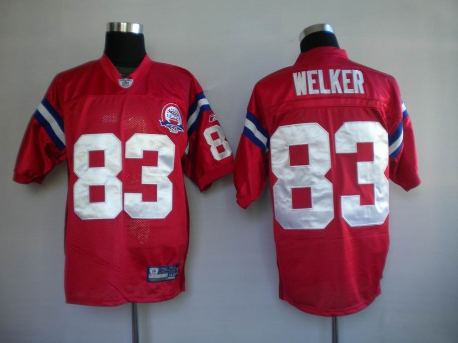 new england patriots 83 welker red