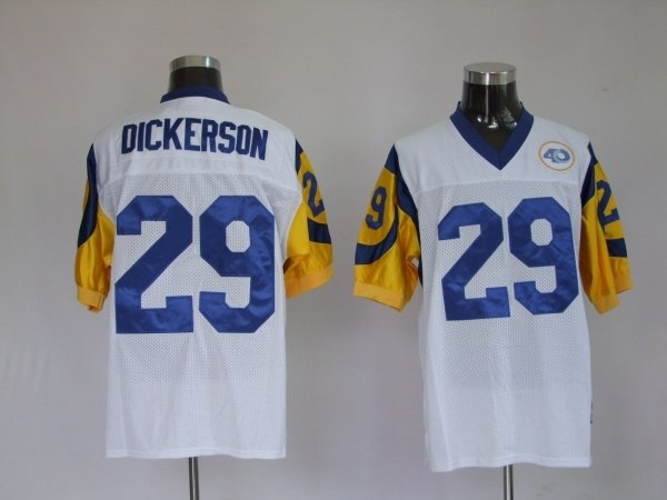 st.louis rams 29 eric dickerson white