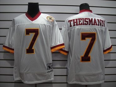 washington redskins #7 theismann white