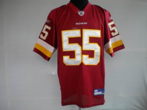 washington red skins 55 taylor red