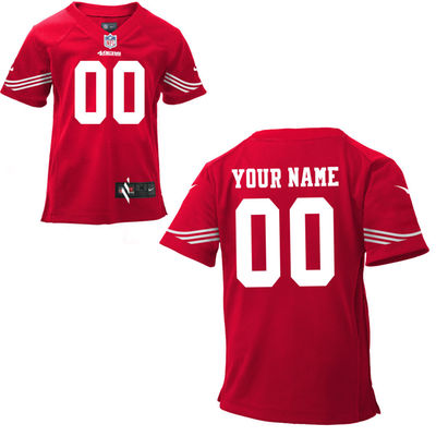 Toddlers Nike San Francisco 49ers Infant Customized Game Team Color Jersey