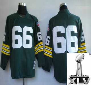 NFL Green Bay Packers 66 Green [Mitchellandness] {2011 Super Bowl Xlv }
