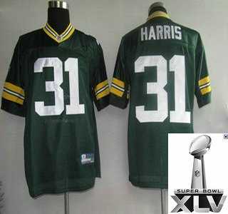 NFL Green Bay Packers 31# harris green {2011 super bowl xlv }