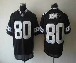 nfl green bay packers #80 donald driver black[white