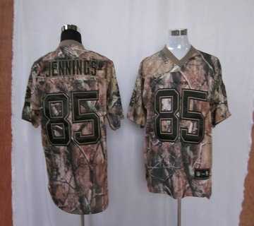 green bay packers #85 jennings 2010 real tree