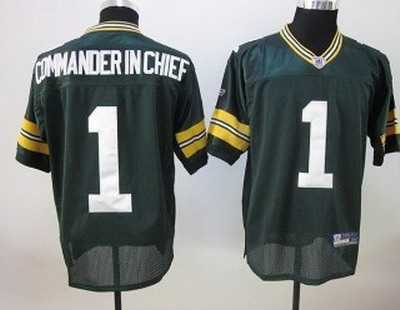 nfl green bay packers #1 commander in chief green