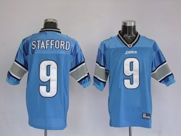 detroit lions 9 staffordshire blue