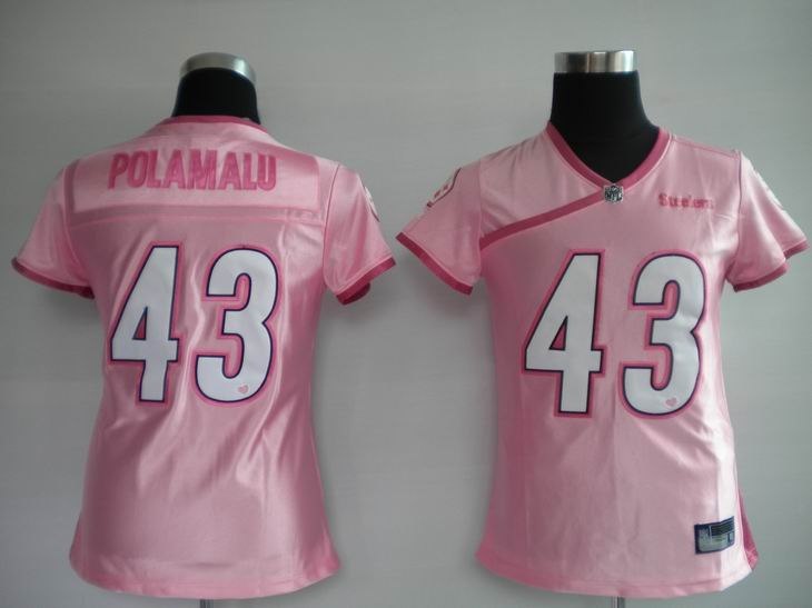 women pittsburgh steelers troy polamalu 43 women jerseys
