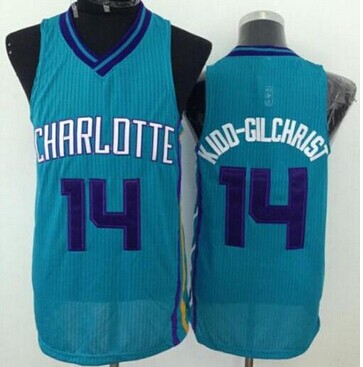 Revolution 30 Hornets #14 Michael Kidd-Gilchrist Light Blue Stitched NBA Jersey
