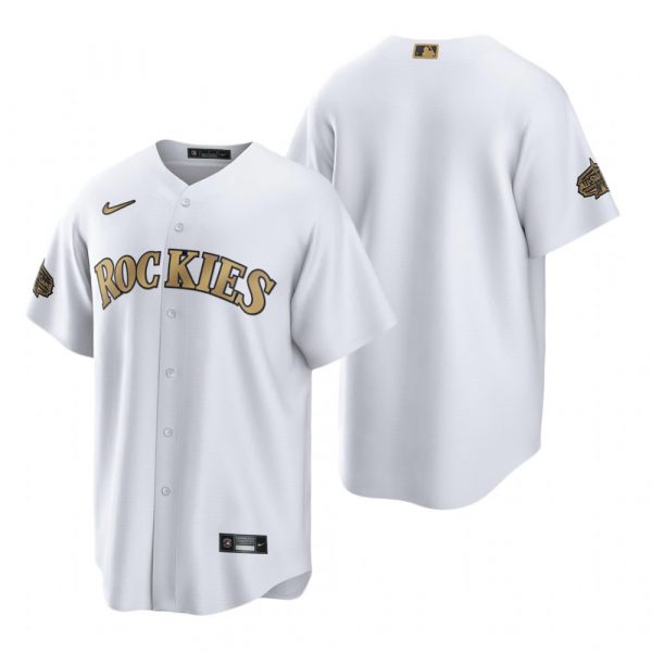 Mens Cool Base Colorado Rockies 2022 MLB All-Star Game White Stitched Jersey