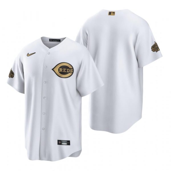 Mens Cool Base Cincinnati Reds 2022 MLB All-Star Game White Stitched Jersey
