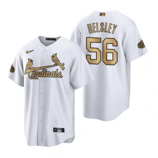 Mens Cool Base Ryan Helsley St. Louis Cardinals 2022 MLB All-Star Game White Stitched Jersey