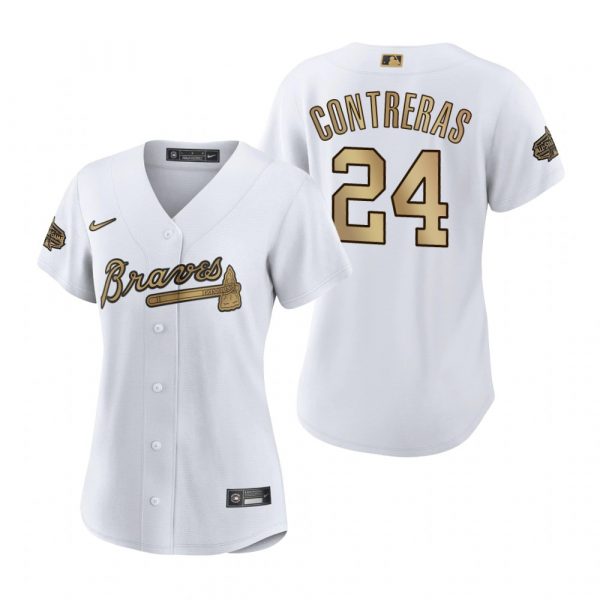 Womens William Contreras Atlanta Braves 2022 MLB All-Star Game White Stitched Jersey