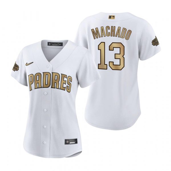 Womens Manny Machado San Diego Padres 2022 MLB All-Star Game White Stitched Jersey