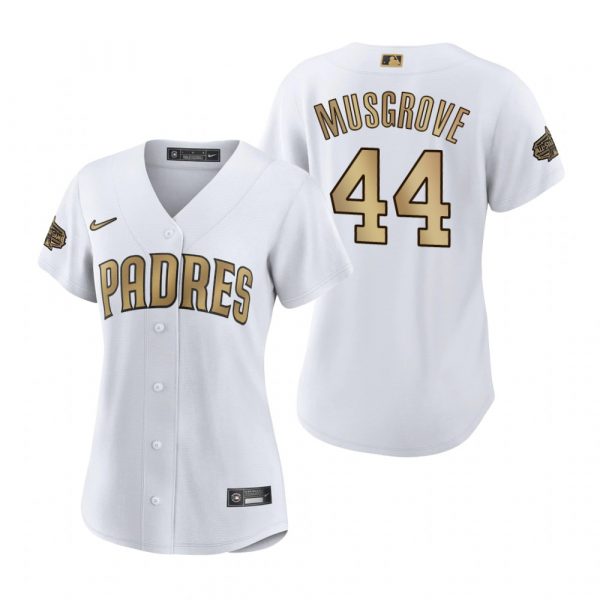 Womens Joe Musgrove San Diego Padres 2022 MLB All-Star Game White Stitched Jersey