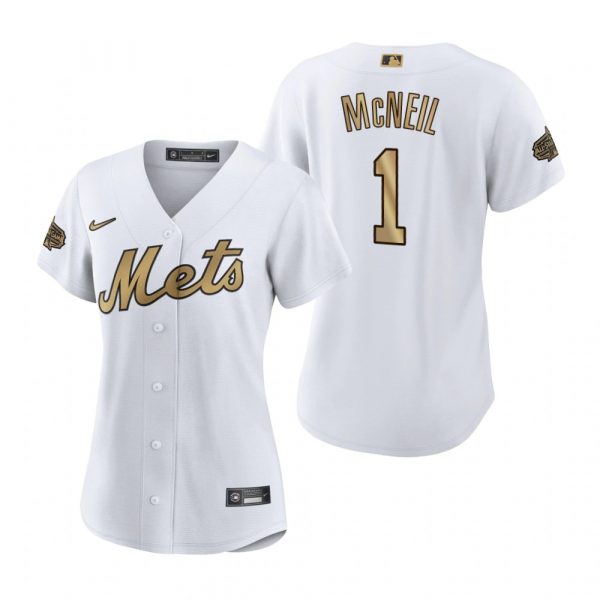 Womens Jeff Mcneil New York Mets 2022 MLB All-Star Game White Stitched Jersey