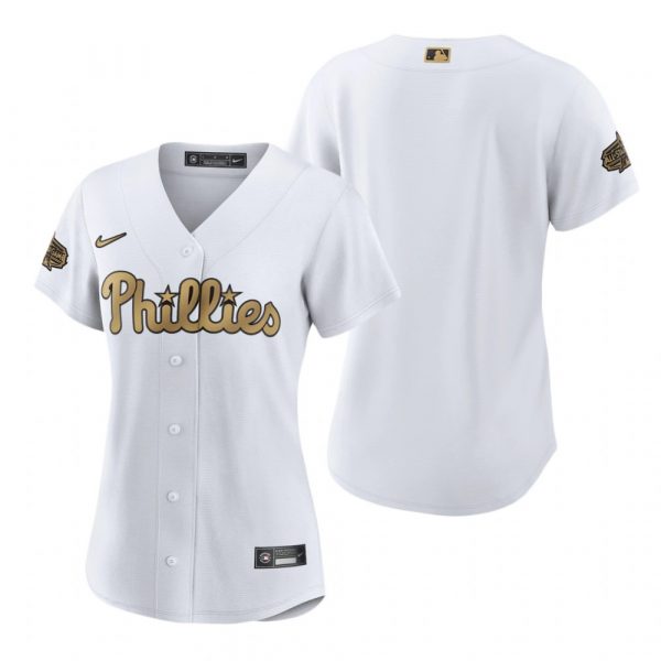Womens Philadelphia Phillies 2022 MLB All-Star Game White Stitched Jersey