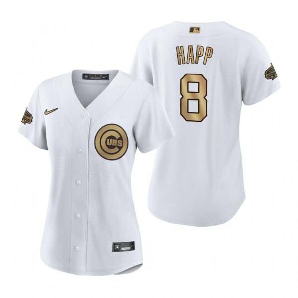 Womens Ian Happ Chicago Cubs 2022 MLB All-Star Game White Stitched Jersey