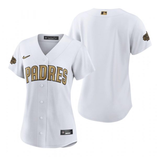 Womens San Diego Padres 2022 MLB All-Star Game White Stitched Jersey