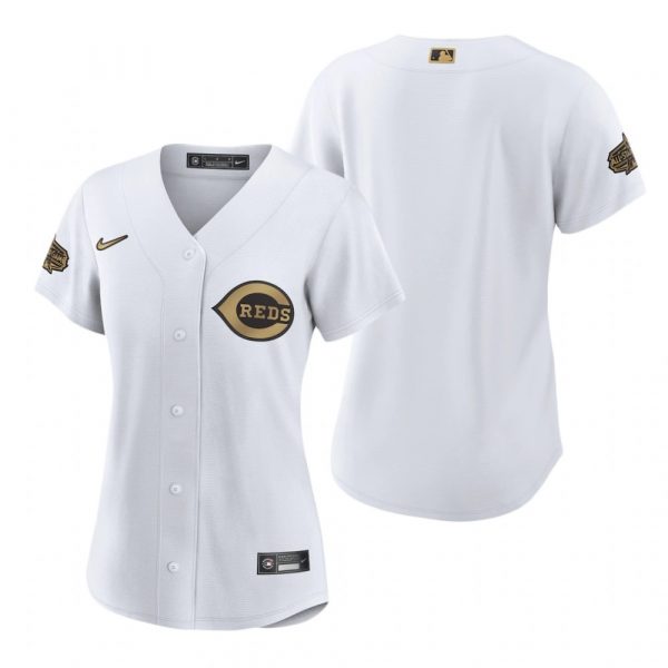 Womens Cincinnati Reds 2022 MLB All-Star Game White Stitched Jersey