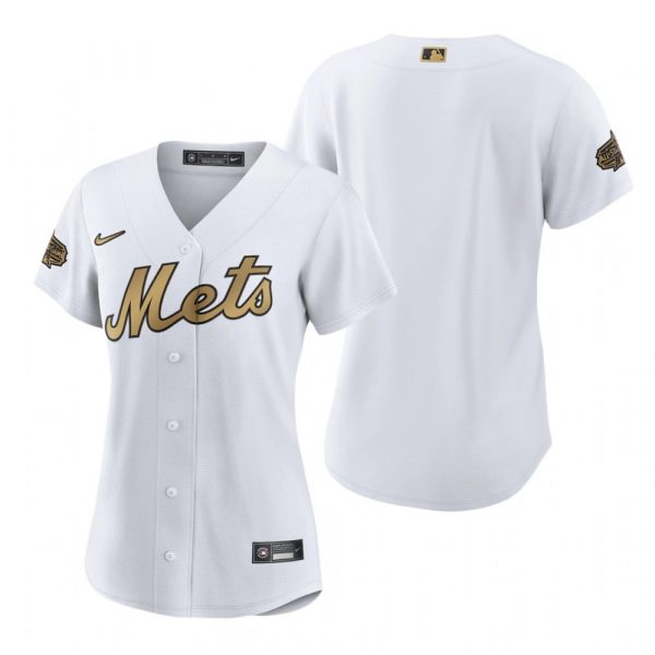 Womens New York Mets 2022 MLB All-Star Game White Stitched Jersey