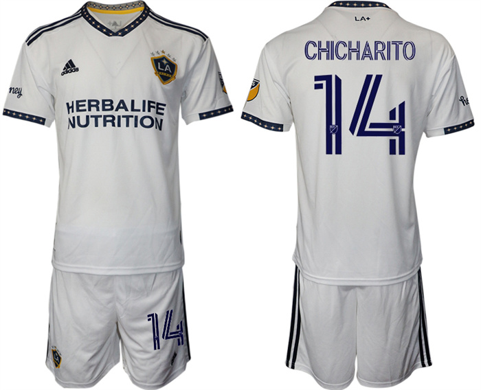 Men's Los Angeles Galaxy Home #14 Chicharito Jersey