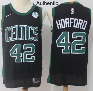 Nike Celtics #42 Al Horford Black NBA Authentic Jersey