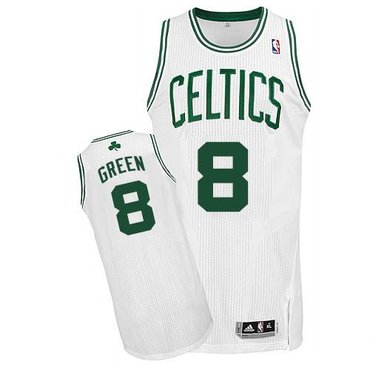 Boston Celtics Revolution 30 #8 Jeff Green White Stitched NBA Jersey