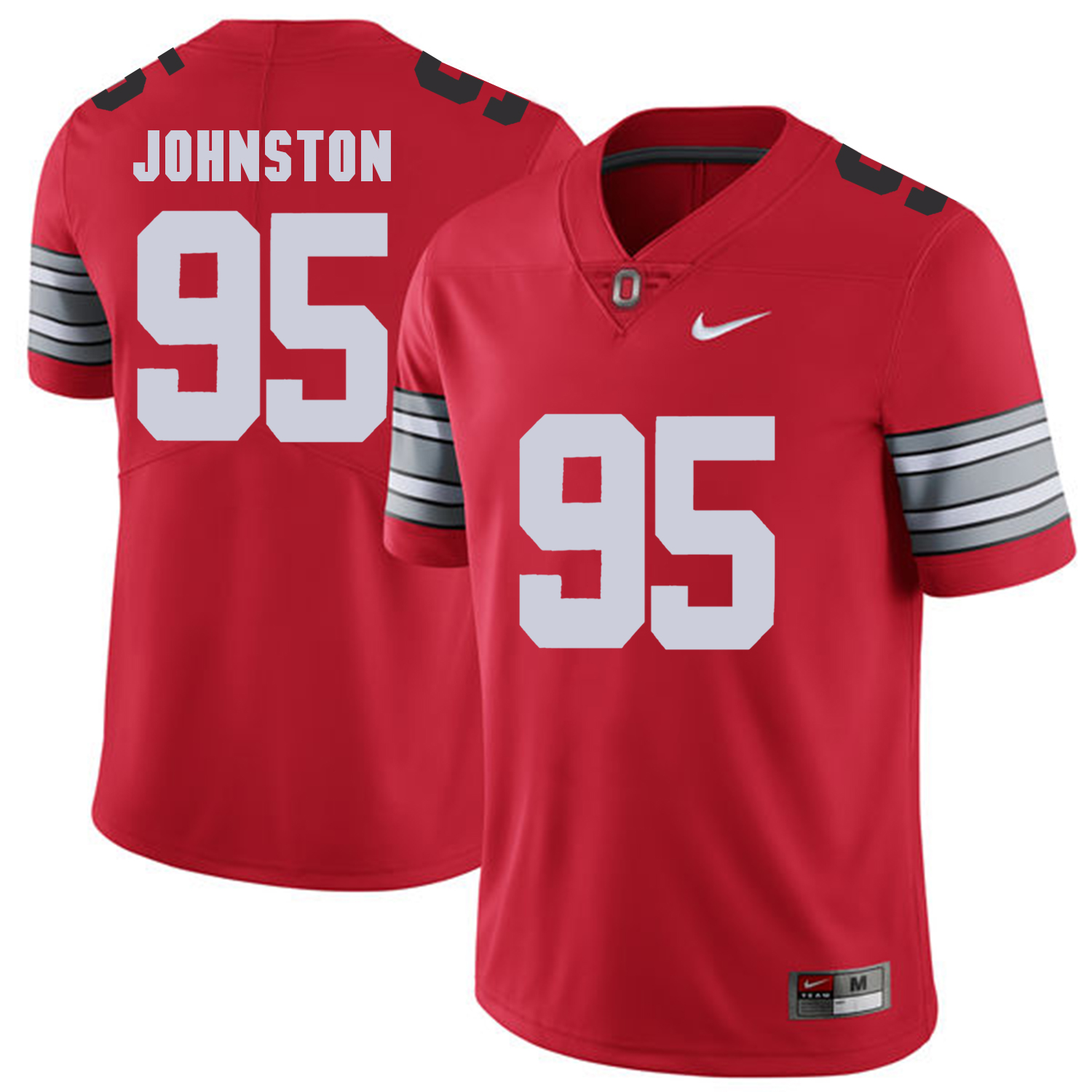Ohio State Buckeyes 95 Cameron Johnston Red 2018 Spring Game College Football Limited Jersey