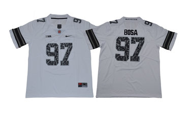 Ohio State Buckeyes 97 Nick Bosa White College Football Jersey