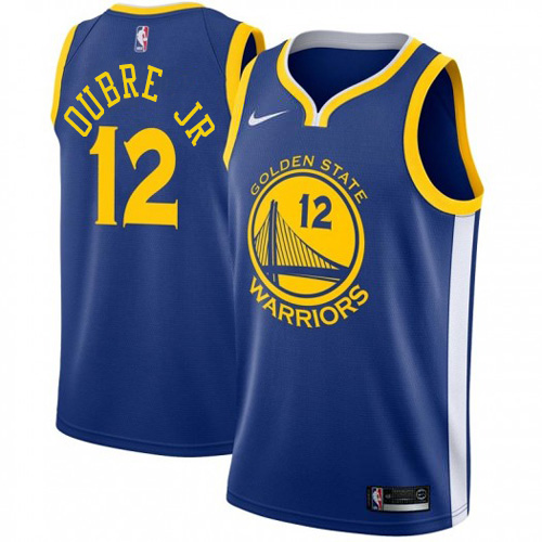 Nike Warriors #12 Kelly Oubre Jr Blue NBA Swingman Icon Edition Jersey
