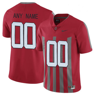 Men's Ohio State Buckeyes Customized College Football 1916 Throwback Jersey - Red