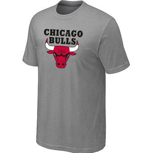 Chicago Bulls Big & Tall Primary L.gray T-Shirts
