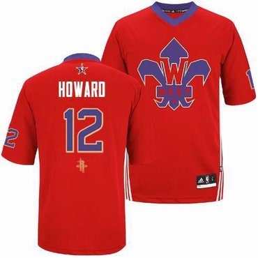 Houston Rockets #12 Dwight Howard Red 2014 All Star NBA Jersey