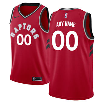Men's Toronto Raptors Nike Red Custom Jersey