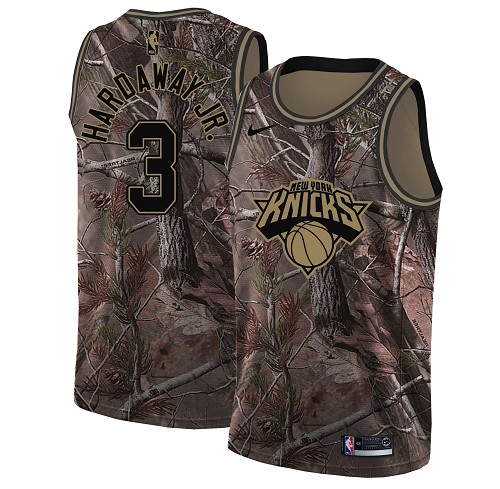 Nike Knicks #3 Tim Hardaway Jr. Camo Youth NBA Swingman Realtree Collection Jersey