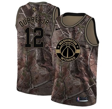Nike Wizards #12 Kelly Oubre Jr. Camo Women's NBA Swingman Realtree Collection Jersey